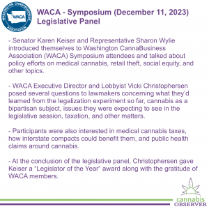 2023-12-11 - WACA - Symposium - 2023 - Legislative Panel - Summary - Takeaways