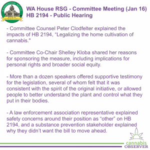 2024-01-16 - WA House RSG - Committee Meeting - HB 2194 - Public Hearing - Takeaways