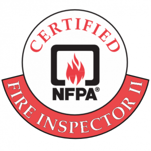 National Fire Protection Association - Certified Fire Inspector II - Badge