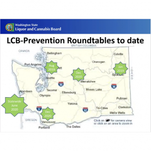 WSLCB Prevention Roundtables Map