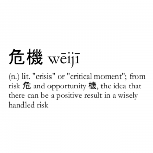 Weiji - Crisis and Opportunity