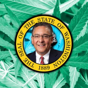 Washington Flag - Cannabis - Rick Garza