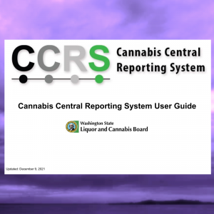 WSLCB - CCRS - User Guide Cover - Purple Clouds