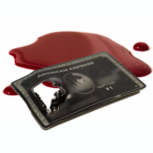Credit Card - Pool of Blood