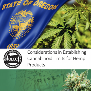 Oregon Flag - OLCC - Considerations in Establishing Cannabinoid Limits for Hemp Products