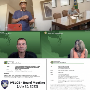 WSLCB - Board Meeting (July 20, 2022)