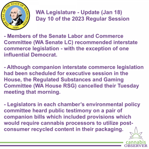 WA Legislature - Update (Jan 18, 2023) - Takeaways