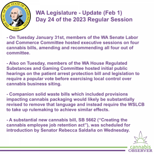 WA Legislature - Update (Feb 1, 2023) - Takeaways