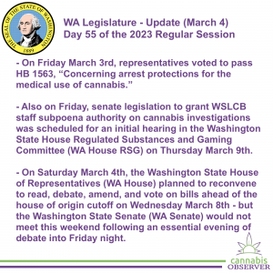 WA Legislature - Update (March 4, 2023) - Takeaways