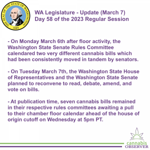 WA Legislature - Update (March 7, 2023) - Takeaways