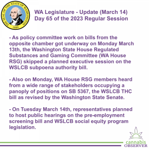 WA Legislature - Update (March 14, 2023) - Takeaways