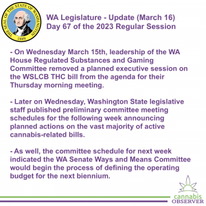 WA Legislature - Update (March 16, 2023) - Takeaways