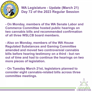 WA Legislature - Update (March 21, 2023) - Takeaways