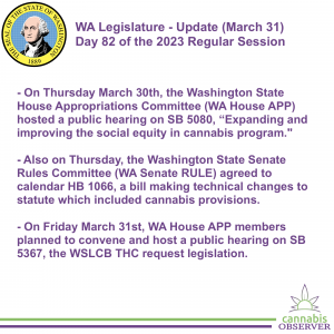 WA Legislature - Update (March 31, 2023) - Takeaways