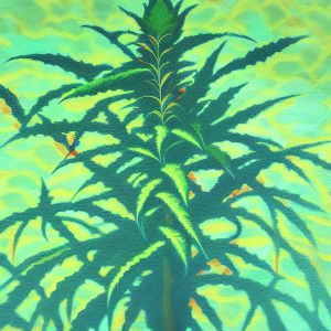 Cannabis Plant - Abstract - Polychromatic