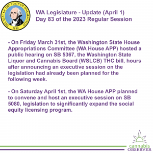 WA Legislature - Update (April 1, 2023) - Takeaways