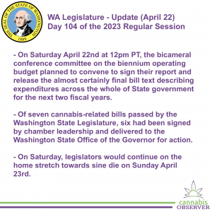 WA Legislature - Update (April 22, 2023) - Takeaways