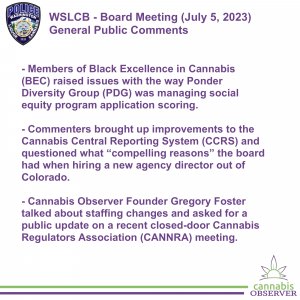 2023-07-05 - WSLCB - Board Meeting - Takeaways