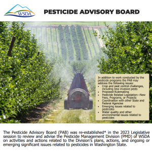 WSDA - Pesticide Advisory Board