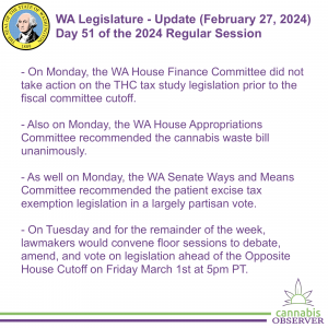 WA Legislature - Update (February 27, 2024) - Takeaways