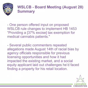 2024-08-28 - WSLCB - Board Meeting - Summary - Takeaways