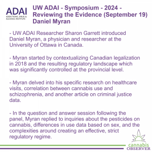 2024-09-19 - UW ADAI - Symposium - 2024 - Reviewing the Evidence - Daniel Myran - Takeaways