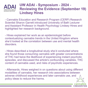 2024-09-19 - UW ADAI - Symposium - 2024 - Reviewing the Evidence - Lindsey Hines - Takeaways