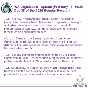 WA Legislature - Update (February 19, 2025) - Takeaways